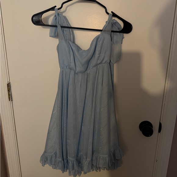 Lucy in the Sky Dresses & Skirts - Lucy in the Sky Light Blue Mini Dress